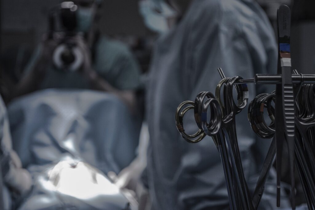 A group of surgeons performing rapid weight loss procedures in an operating room.